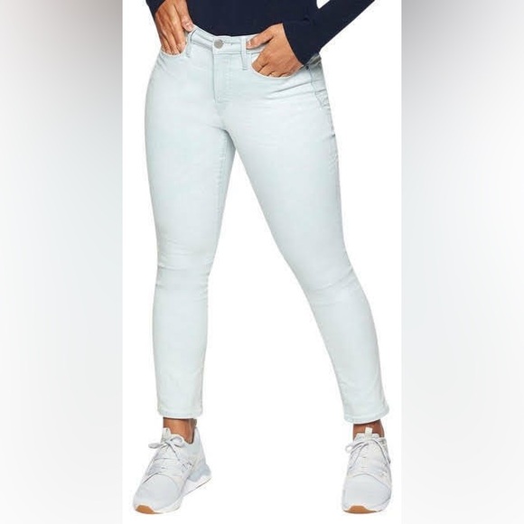 Athleta Sculptek Skinny Crop Jeans Glacier - Picture 1 of 4